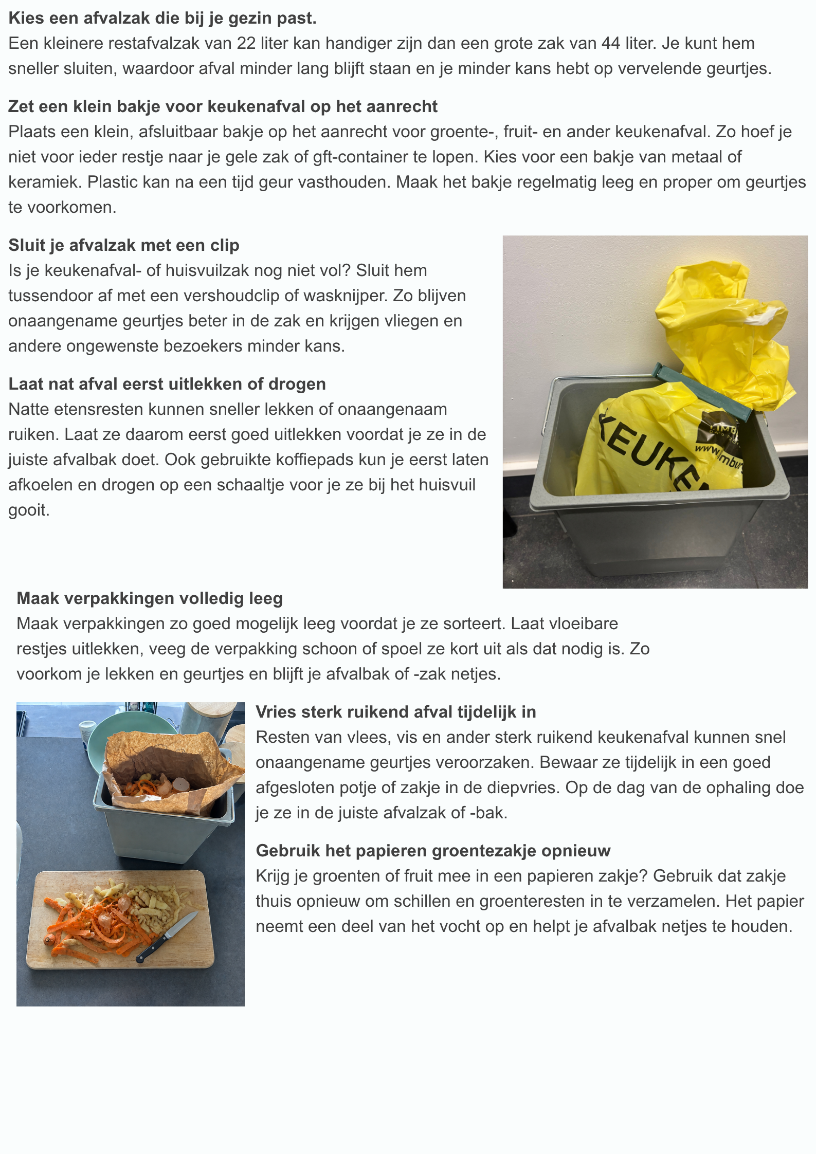Praktisch en fris