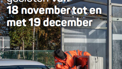 recyclagepark gesloten